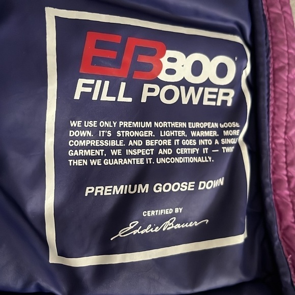Eddie Bauer Women's Purple and Navy Vest - Picture 5 of 10